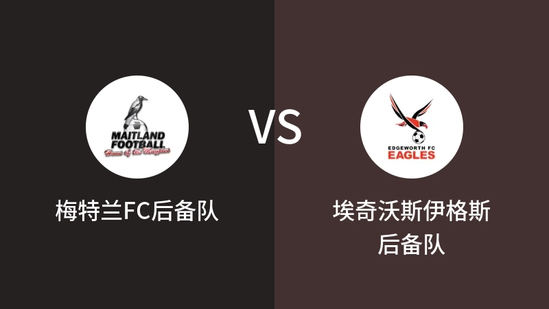 梅特兰FC后备队VS埃奇沃斯伊格斯后备队比分预测 2023/08/27