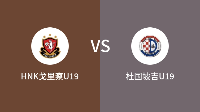 HNK戈里察U19vs杜国坡吉U19直播