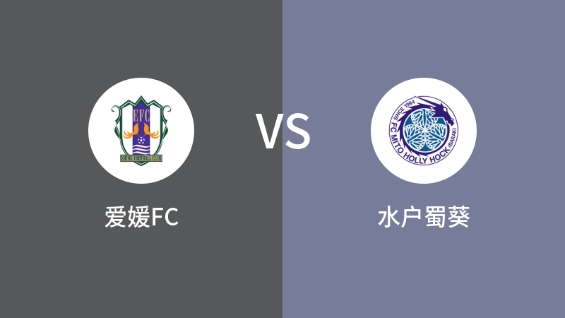 爱媛FCVS水户蜀葵比分预测 2024/06/08