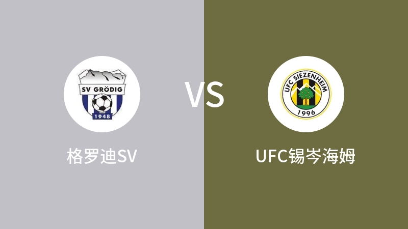 格罗迪SVVSUFC锡岑海姆比分预测 2023/09/13