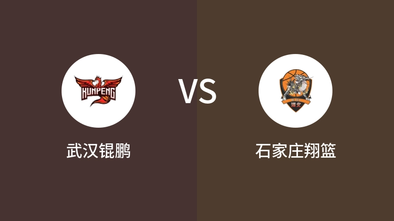 武汉锟鹏vs石家庄翔篮直播