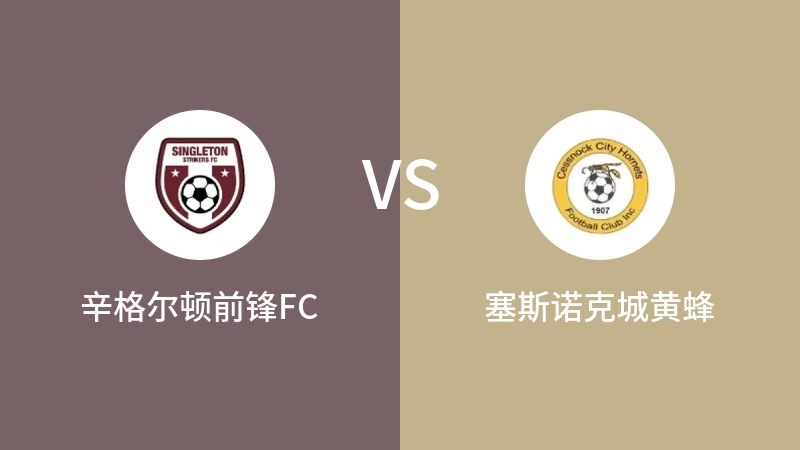 辛格尔顿前锋FCVS塞斯诺克城黄蜂比分预测 2023/04/29